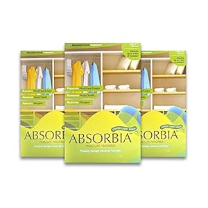Absorbia Moisture Absorber Hanging Pouch | Mountain Fresh Fragrance - Pack of 3