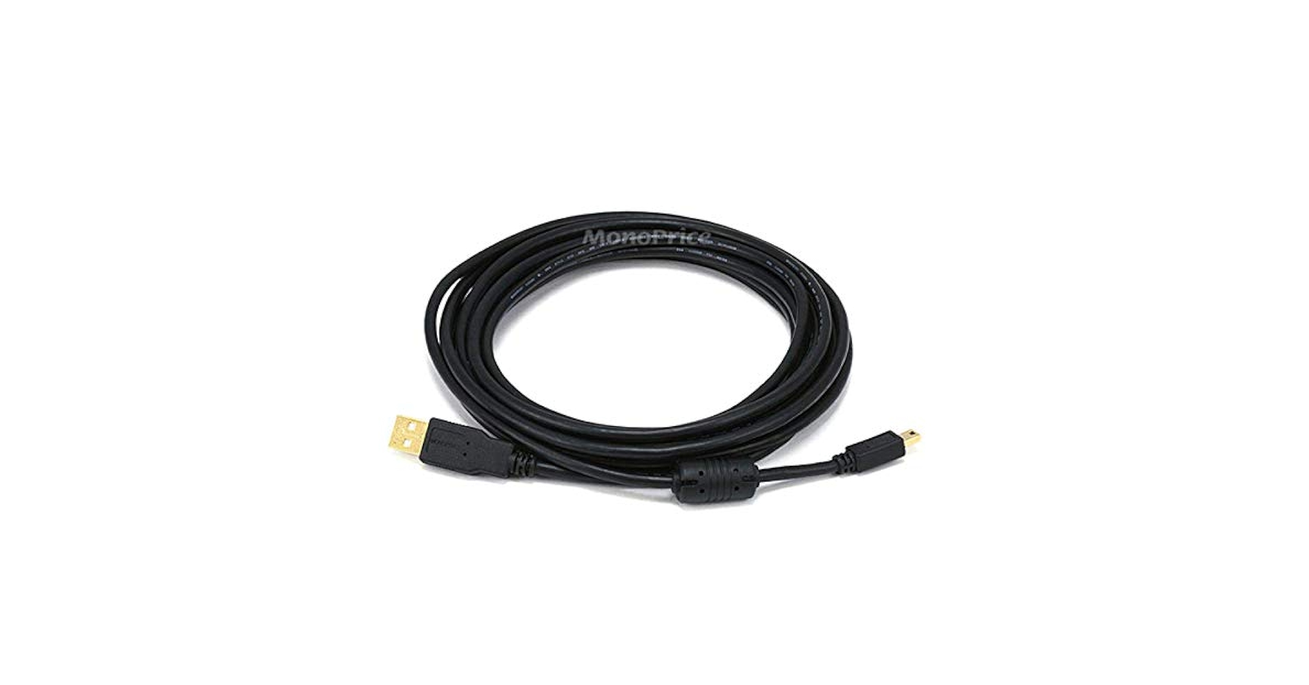 NUDE CABLE TYPE-B 5m S-L ① Amazon.com: Monoprice 10-Feet USB 2.0 A Male to Mini-B 5pin