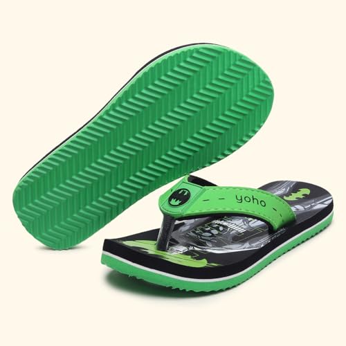 Image of YOHO Slippers for Kids|Comfortable and Lightweight FlipFlop|WB Cartoon & Comic Characters: Batman, Superman, PPG, Tom & Jerry, Scooby Do and We Bare Bears Footwear for Girls & Boys