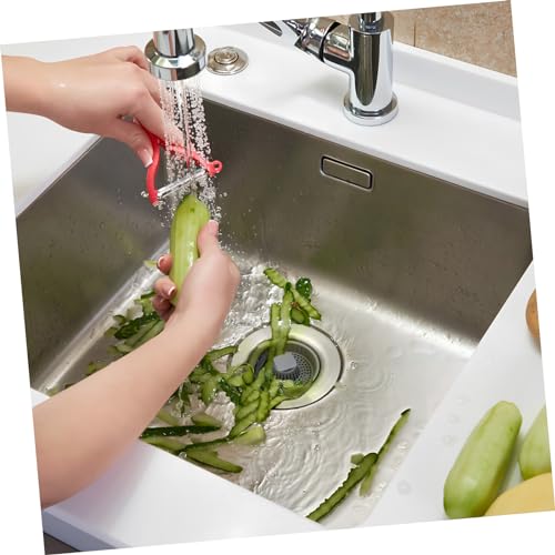 Colador para fregadero de cocina de acero inoxidable y ABS miniatura 7