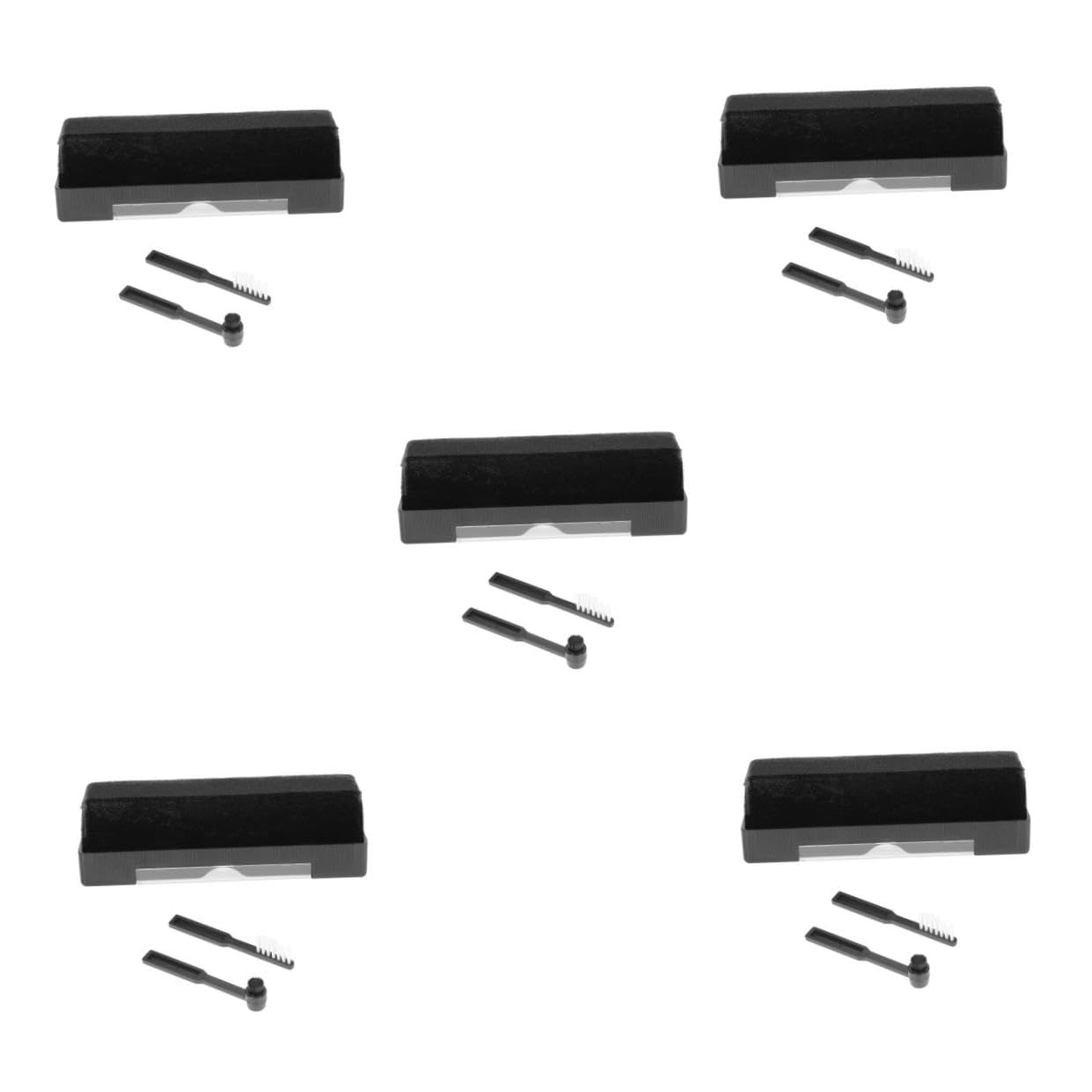 Uonlytech 5sätze Schallplatten Reinigungsbürste Antistatische Bürste Für Plattenspieler Hochwertige Pflegebürste Für Vinylplatten Effektive Reinigung Für Besten Langlebig Und