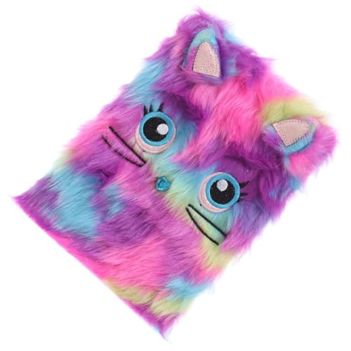 HOODANCOS 少女心手帳 紫色猫の毛?ノート 厚手カラー用紙採用 創作や日記に 書きやすい耐久素材 学生向け にも