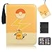 Classeur Carte Pokemon, Album Carte Pokemon, Cahier Carte Pokemon, Pochette Carte Pokemon, Rangement Carte Pokemon 50 Pages - 4 Pochettes - Capacité de 400 Cartes