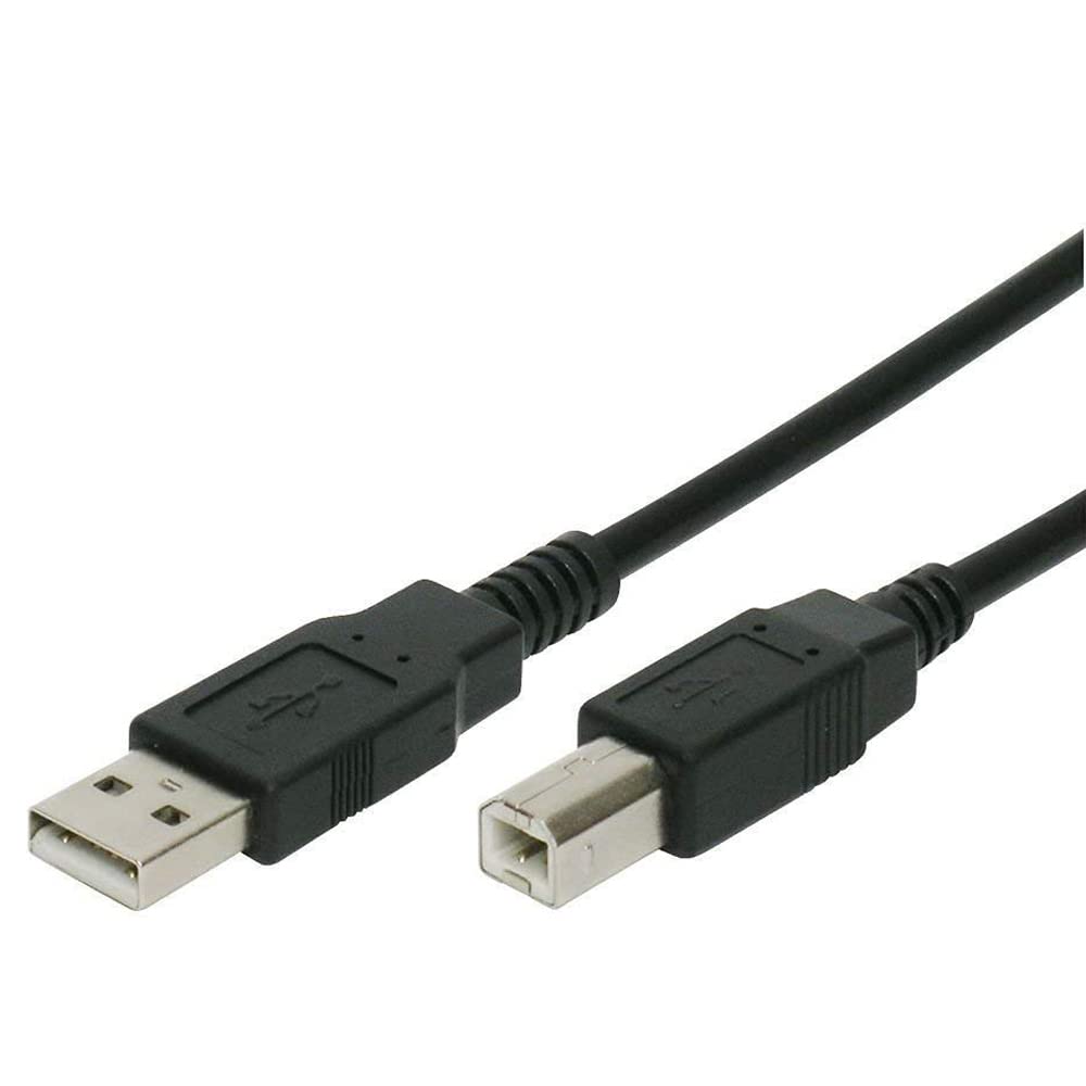 WINDUP Black USB 2.0 Printer Cable for Efficient Connectivity, Type A