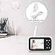 5V 1A Baby Monitor Netzteil 2Meter, Ladekabel für HelloBaby HB50, HB66 Eltern und Baby Einheit Ersatzkabel Netzteil Ladegerät (Weiß, 2M)
