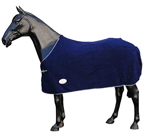 Reitsport Amesbichler ASKIM - Manta de Forro Polar (sin Cinturones de Seguridad), Color Azul Marino