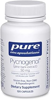 Pure Encapsulations Pycnogenol (Pine Bark Extract) 50 mg | Hypoallergenic Supplement to Support Cognitive Function and Cardiovascular Health | 120 Capsules