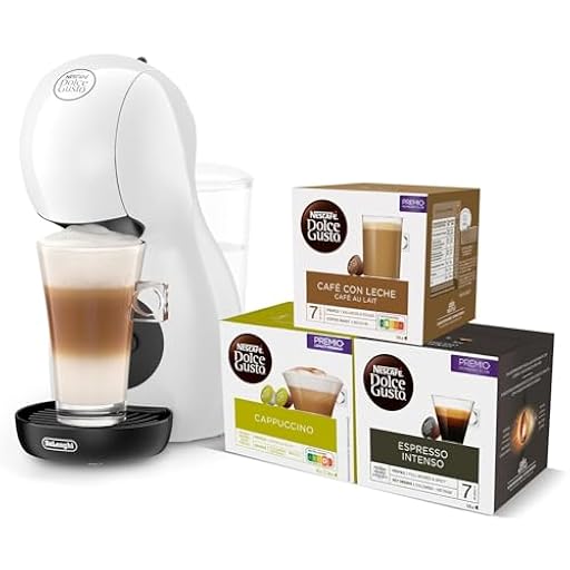 De´Longhi Nescafé Dolce Gusto Piccolo XS EDG110.WB, Cafetera Cápsulas, Incluye 3 Paquetes de Cápsulas, Diseño Super-Compacto, Cafetera Manual para Café y Otras Bebidas, 1500W, Blanco | Ya disponible en tu tienda friki favorita! En mundofriki.es!