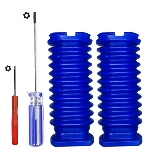 GIZLABO スリム クリーナー ヘッド 互換品 蛇腹ホース 特殊工具セット ダイソン対応 V8 スリム デジタルスリム V12 ディテクト V15 マイクロ 交換 部品 解説 動画 リンク 掃除機 お手入れ (蛇腹ホース2個＋特殊工具)のサムネイル