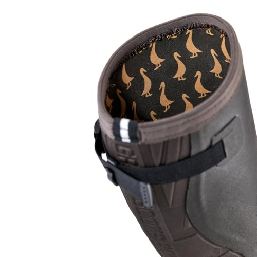 Grubs Highline Herren Gummistiefel, Mahagoni, verstellbar, wadenisoliert, Gummi, mahagoni, 45 EU