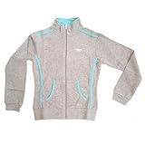 Reebok leichte Jacke Sweatjacke Shirtjacke Sportjacke grau-türkis, 168