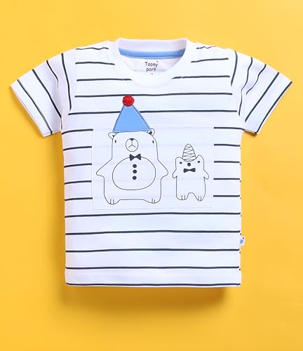Image of Tonyport Boys Printed T-Shirt & Shorts