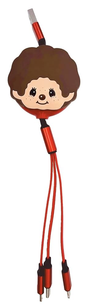 Amazon.co.jp: モンチッチリール式マルチ充電ケーブル