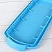 Agyvvt Portable Bread Box with Handle Loaf Cake Container Plastic Rectangular Food Storage Keeper Carrier 13inch Translucent Dome for Pastries, Bagels, Bread Rolls, Buns or Baguettes (Blue)