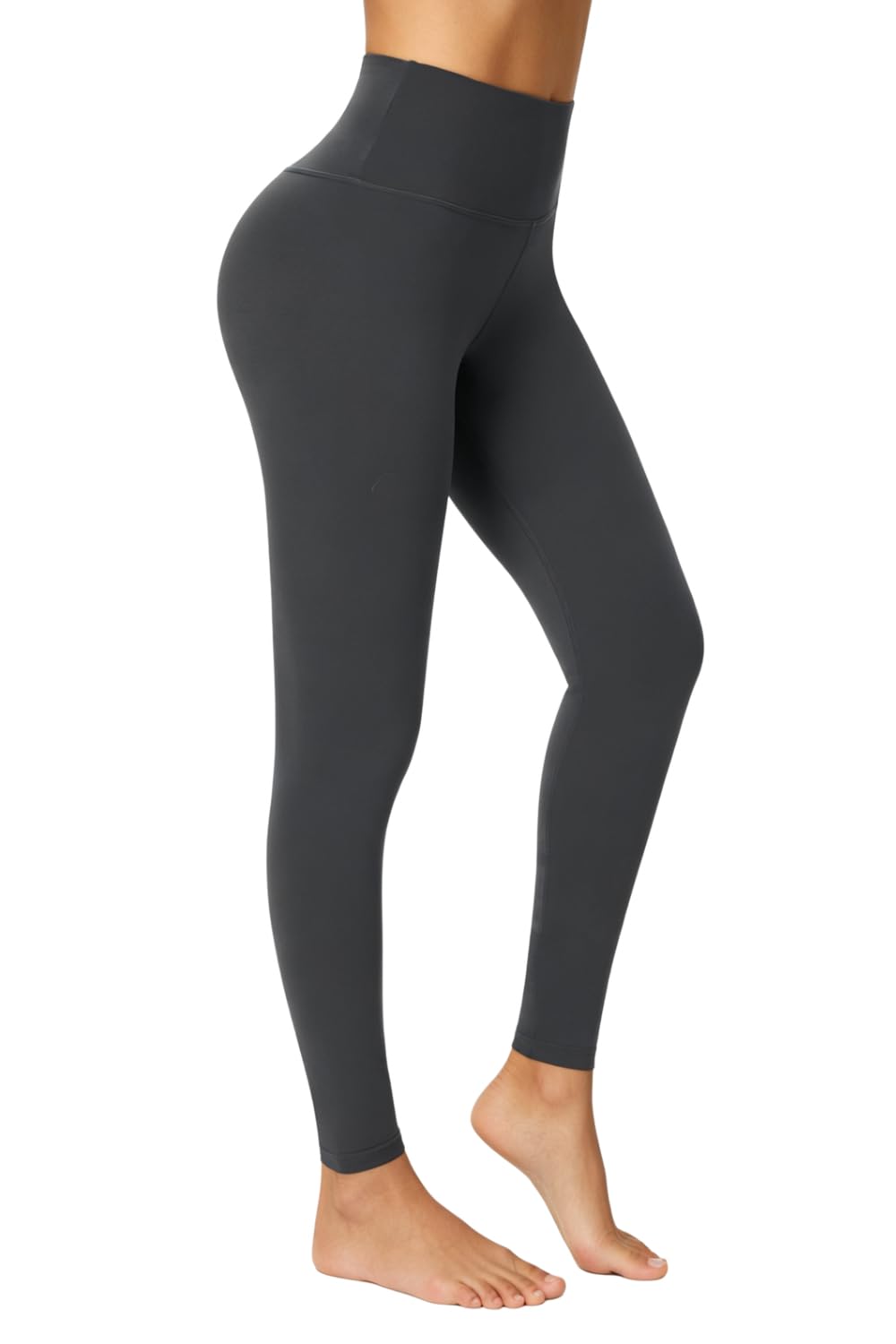 Enjoyoga Sport Leggings Damen High Waist mit Innentasche -Blickdicht Leggins Sporthose Laufhose für Yoga Gym