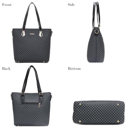 Image of OTMIPIML Purses and Handbags for Women Synthetic Leather Tote Crossbody Bags Satchel Purses Set 6pcs | Set