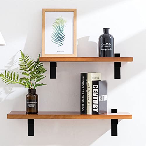 Luant GENERIC Metal Adjustable Floating Shelf Hardware, Wood/Glass Shelf Bracket Wall Mountiing thumb #1