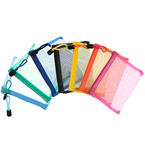 Small Make up Bag Small Makeup Bag for Handbag with Zip Travel Toiletry Bags Coin Pouch Daily Accessories7PCS