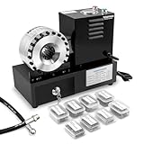 Electric Hydraulic Hose Crimper Tool with 8 Dies – 110V Portable Crimping Machine for AC Lines, Automotive, Excavators, Agricultural Equipment – Multi-Diameter Hydraulic Pipe & Fuel Line Crimper Kit