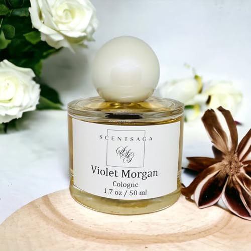Scentsaga Violet Morgan Cologne For Women 1.7oz/50ml. Warm & Sweet Gourmand