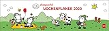 sheepworld Wochenquerplaner. Tischkalender 2020. Wochenkalendarium. Spiralbindung. Format 32,5 x 9,3 cm - Herausgeber: Heye 