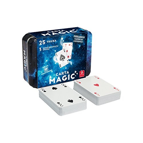 Preisvergleich Produktbild Cartamundi 22567070-" Carta Magic-25 Tricks Kartenspiel, Zauberkarten