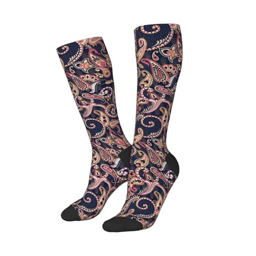 Image of Knee High Socks for Women Girls Fashion Women's Festival Stockings for Casual Running Work Travel