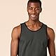 Amazon Essentials Herren Tanktop, Normale Passform, Schwarz Dunkelgrau Meliert, L