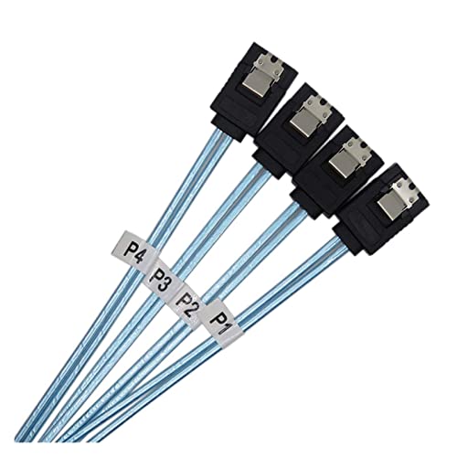 Cable SATA 0.5 m 4 puertos set 6 Gbps YANGQI miniatura 6