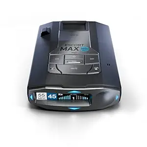 Escort MAX 360c MKII Laser Radar Detector - Dual-Band Wi-Fi and Bluetooth Enabled, 360 Directional Arrows, Exceptional Range, Shared Alerts, Apple CarPlay and Android Auto Compatible, Black