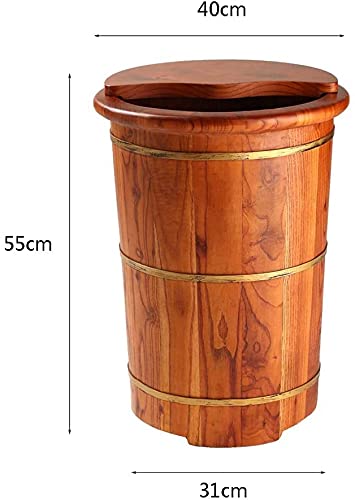 Spa de pies de madera sólido para el hogar miniatura 2