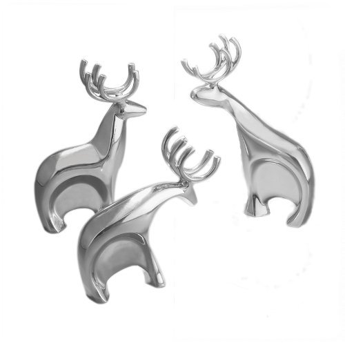nambeBlitzen Reindeer Figurine Set