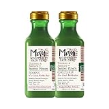 Maui Moisture Thicken & Restore + Bamboo Fibers Strengthening Shampoo to Soften Transitioning with Thicken & Restore + Bamboo Fibers Strengthening Conditioner to Soften Transitioning