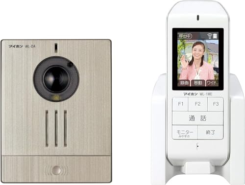 ドアホン インターホン ワイヤレス 子機電池式 配線工事不要...