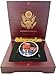Donald J. Trump 45th & 47th President Collectible Half Dollar Coin – Limited Edition with Signature Design, Great Seal Reverse, Acrylic Protector & Deluxe Red Wood Display Box – Washington D.C. Souvenir Gift