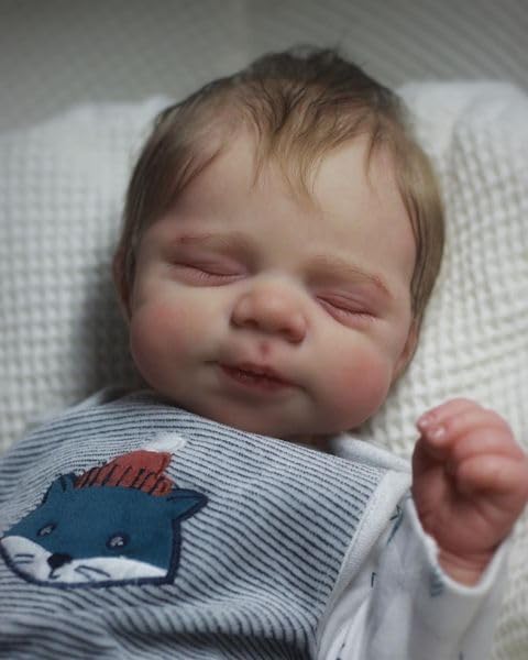 Miniatura 3 de Pinky Reborn Muñecas para niños de 18 pulgadas, realista, cuerpo de tela suave, muñeca de bebé recién nacido, juguete para regalos de Navidad