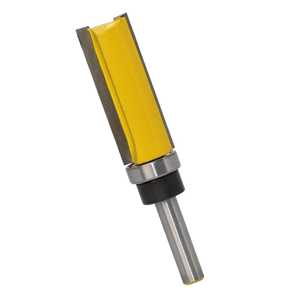 Generic 8mm Shank Straight Router Bit Wood Milling Cutter Slotted Trimming No.4 Three Quarter Inch 50mm