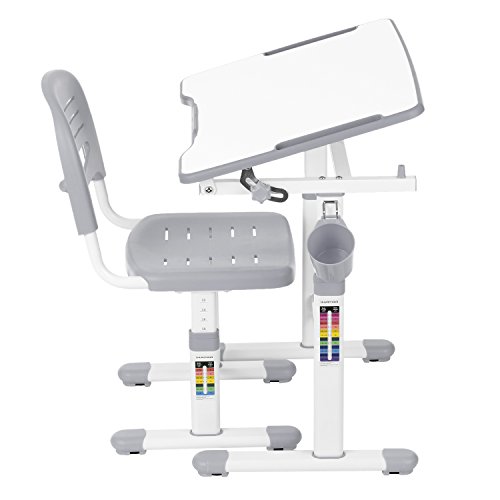 IKAYAA Height Adjustable Children Desk and Chair