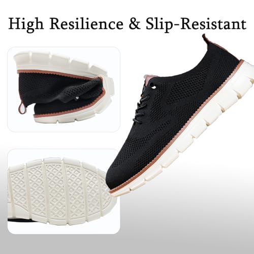 Comfofeet Ultra Comfortable Orthopedic Shoes, Breeze Mens Casual Fashion Walking Mesh Sneakers, Anti-Slip Sole, Removable Insole4