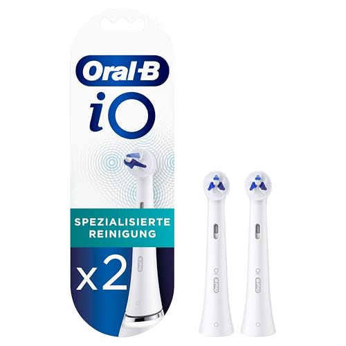 Oral-B iO Spezialisierte Reinigung Aufsteckbürsten für elektrische Zahnbürste Original Zahnbürstenaufsatz 2 Stück