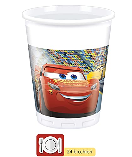Ciao- Kit Party Tavola Disney Cars 3 per 24