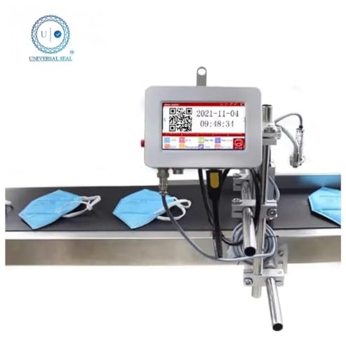 Image of 5-Inch Display Online Automatic Industrial Thermal TIJ Printer 12.7mm | High-Speed Coding Machine for Expiry Date, Batch No., Barcode & QR Code Printing | Multi-Language Support