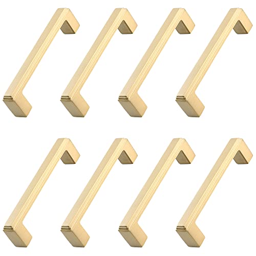 Poignées de commode en laiton massif lot de 8 pour harmoniser vos placards et tiroirs