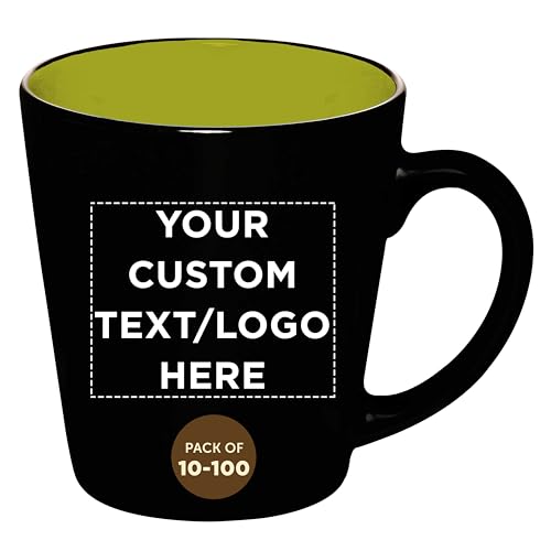 Set de 100 Mugs de Cerámica Personalizados 12 oz