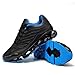 Men's Blade Fashion Sneakers Shoes Breathable Walking Shoe Sport Athletic Shoes Road-Running Shoes Black Blue