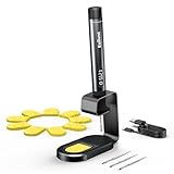 Cordless Soldering Iron Kit - 12s Rapid Heat USB-C Portable Rechargeable Soldering Iron with LED Screen, Gravity Sensor, 3 C210 Tips & Metal Stand for Electronics Repair​​, DIY