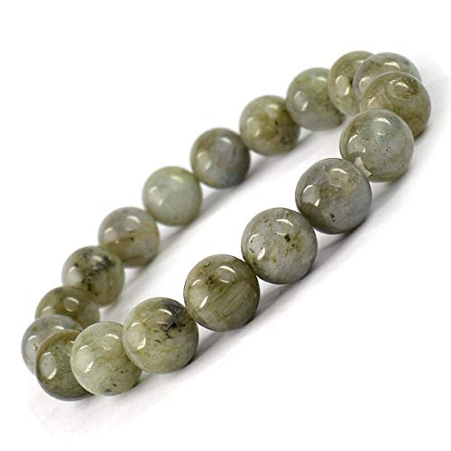 Image of Reiki Crystal Products Certified Natural Crystal Stone Round 10 mm Beads Bracelet for Men and Women | Reiki Charged Gemstone Jewellery Bracelet| Multiple Stone Variants Available