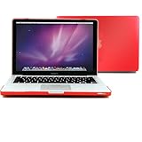 GMYLE Soft-Touch Frosted Hard Case for MacBook Pro 13 inch with CD-ROM (Model: A1278) - Red