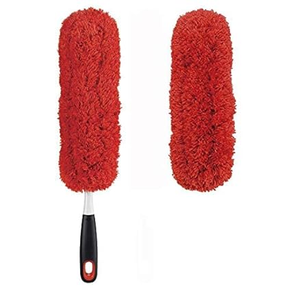 OXO Good Grips Microfiber Hand Duster with Microfiber Duster Refill