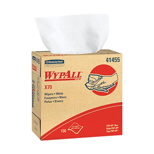 Image of X70 Cloths, POP-UP Box, 9.13 x 16.8, White, 96 /Box, 10 Boxes /Carton